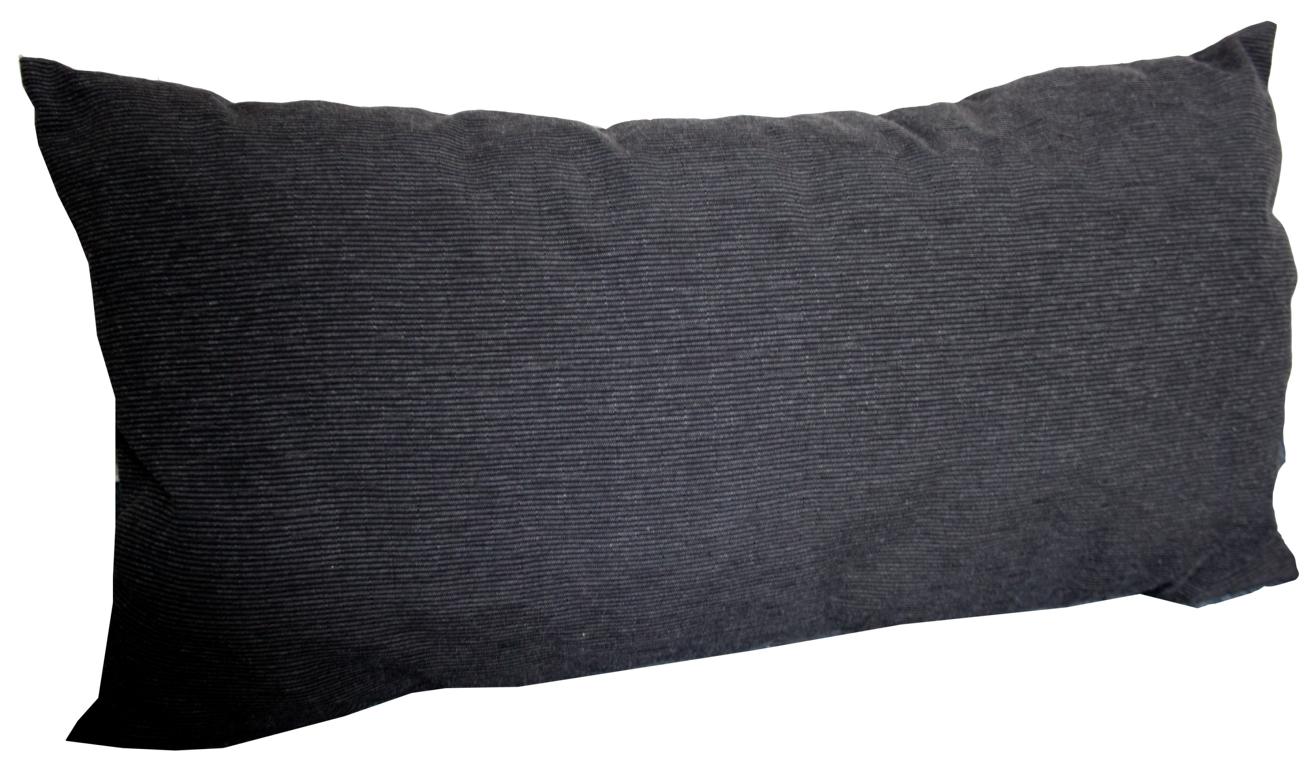 Kissen für den Rücken Seitenbereich für Lounge Gruppen ca. 60 x 40 cm Struktur dunkelgrau