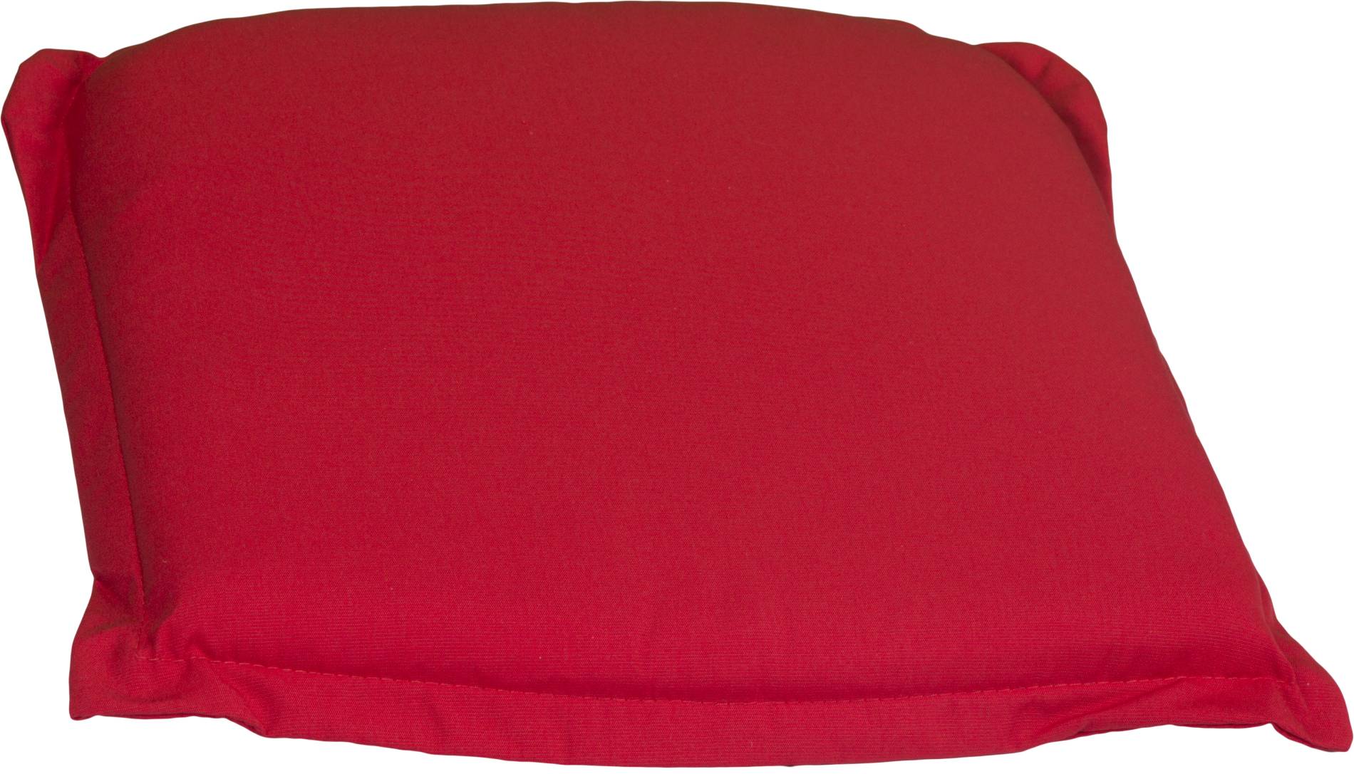 Universalkissen für Gartenstühle rot Dralon Bezug 50 x 50 cm mit Reissverschluss