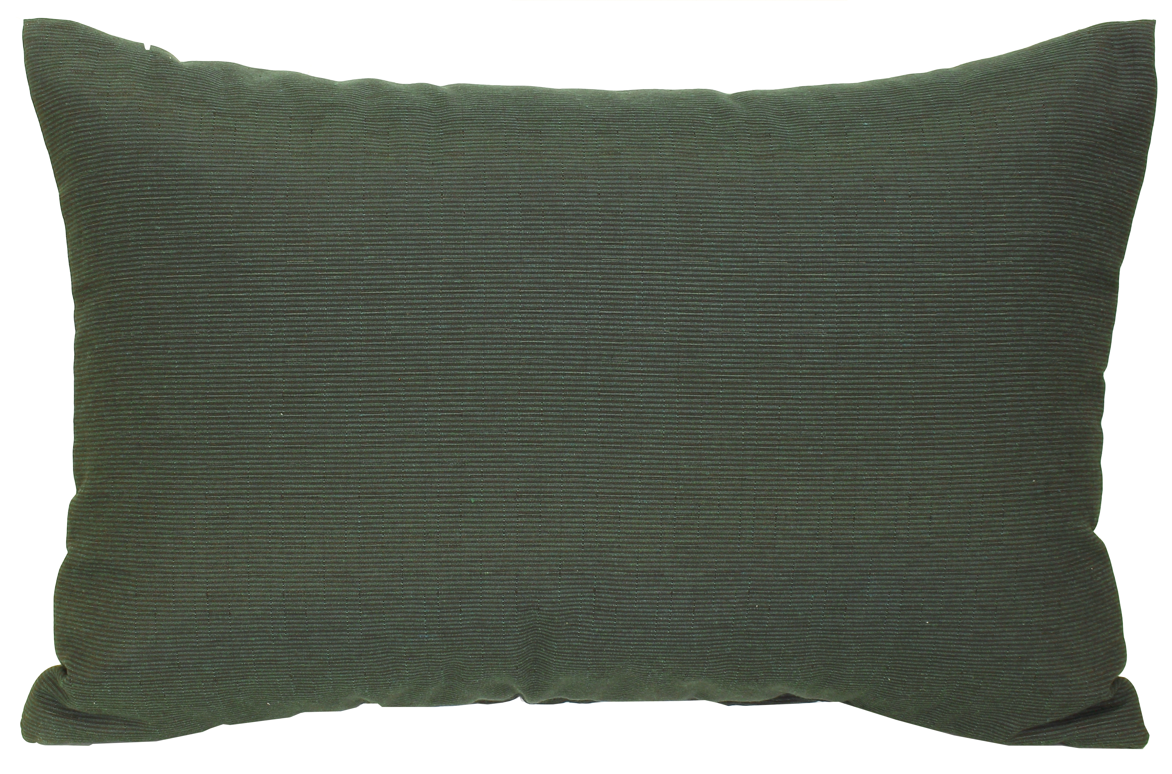 Quergestreiftes Zierkissen für Sessel oder Lounge Gruppen ca. 60 x 40 cm in dunkelgrün